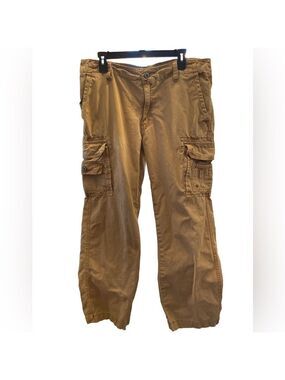 Men's Iron Co. Cargo Pants, Size 36/30, Khaki